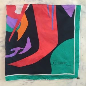 VintageCIRIANO ROMA silk scarf